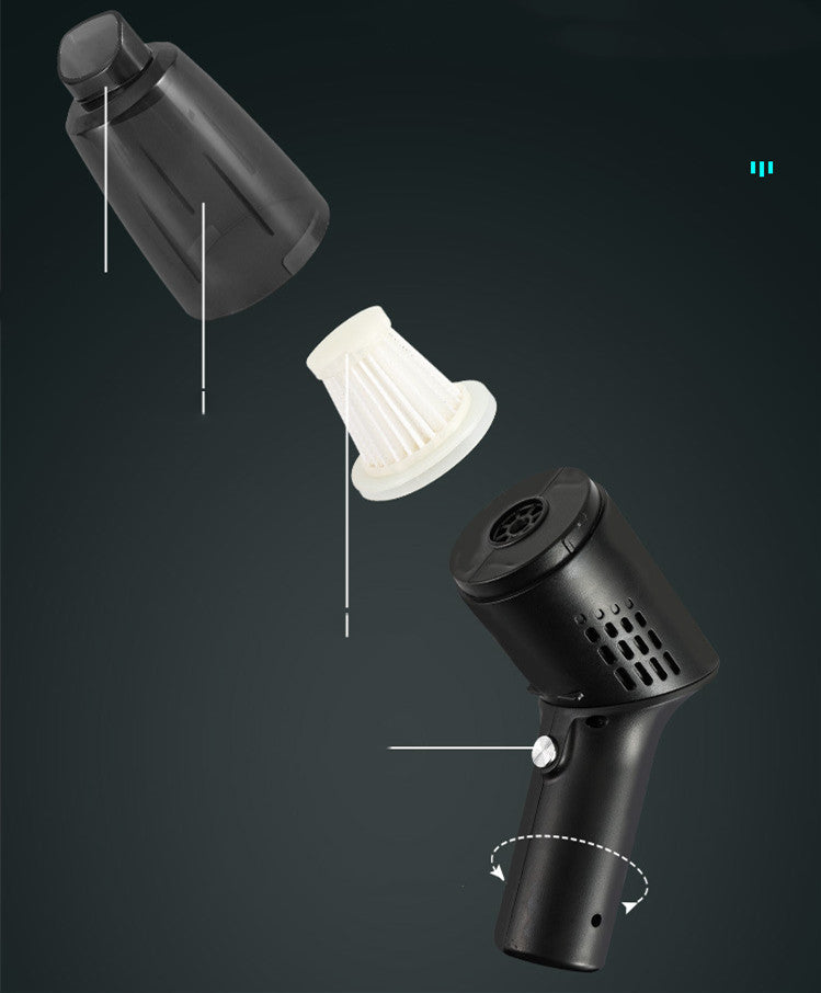 Handheld Wireless Car Vacuum Cleaner – High Suction Portable Mini Vacuum